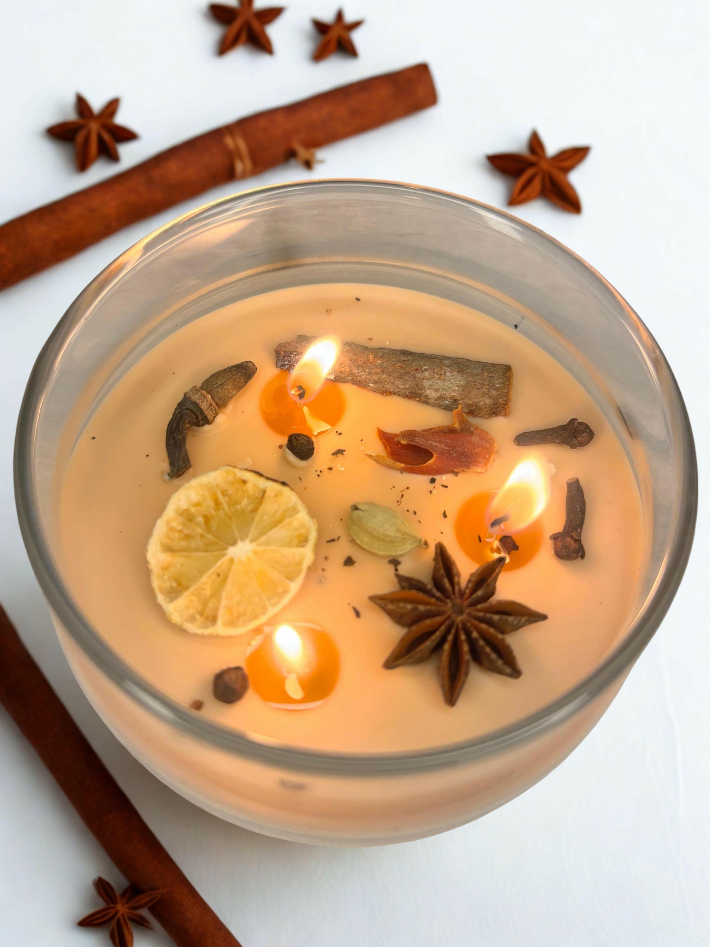 Cinnamon Spice Scented Candle