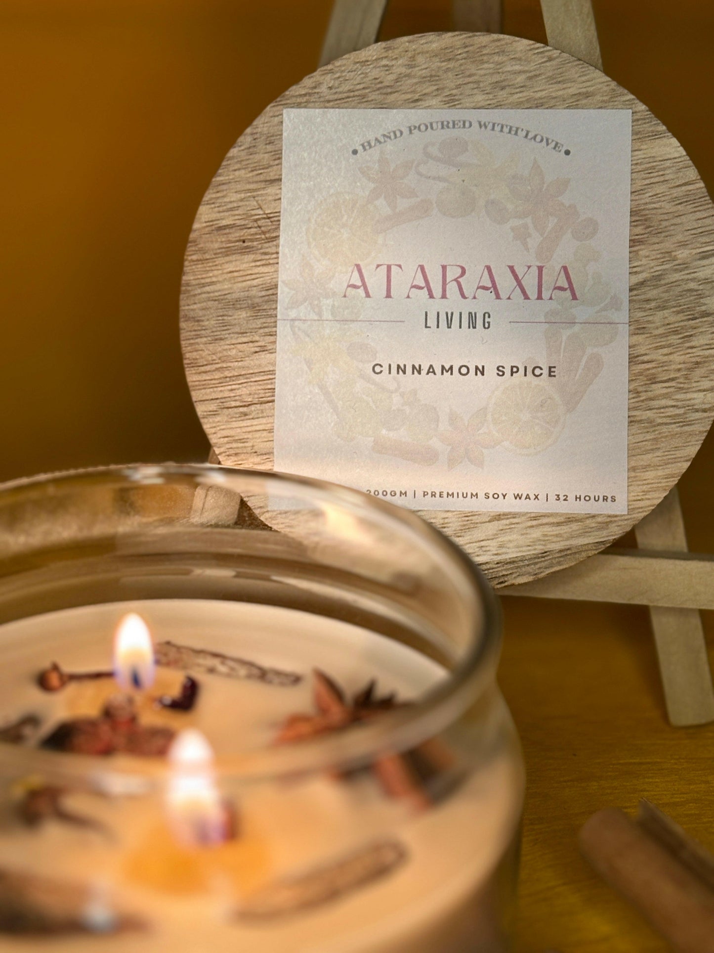 Cinnamon Spice Scented Candle