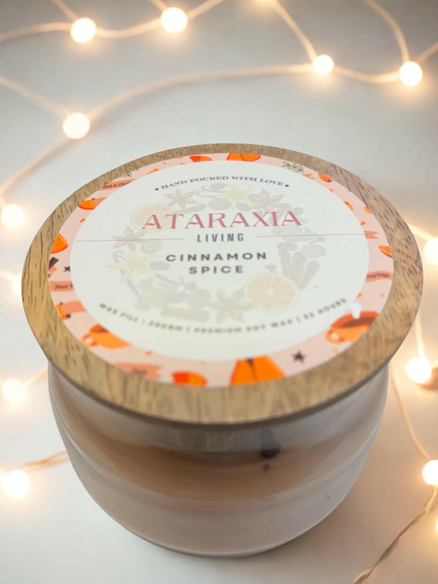 Cinnamon Spice Scented Candle